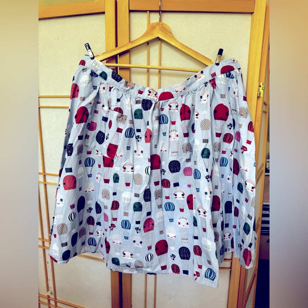 Vintage style Hot air balloon swing skirt
